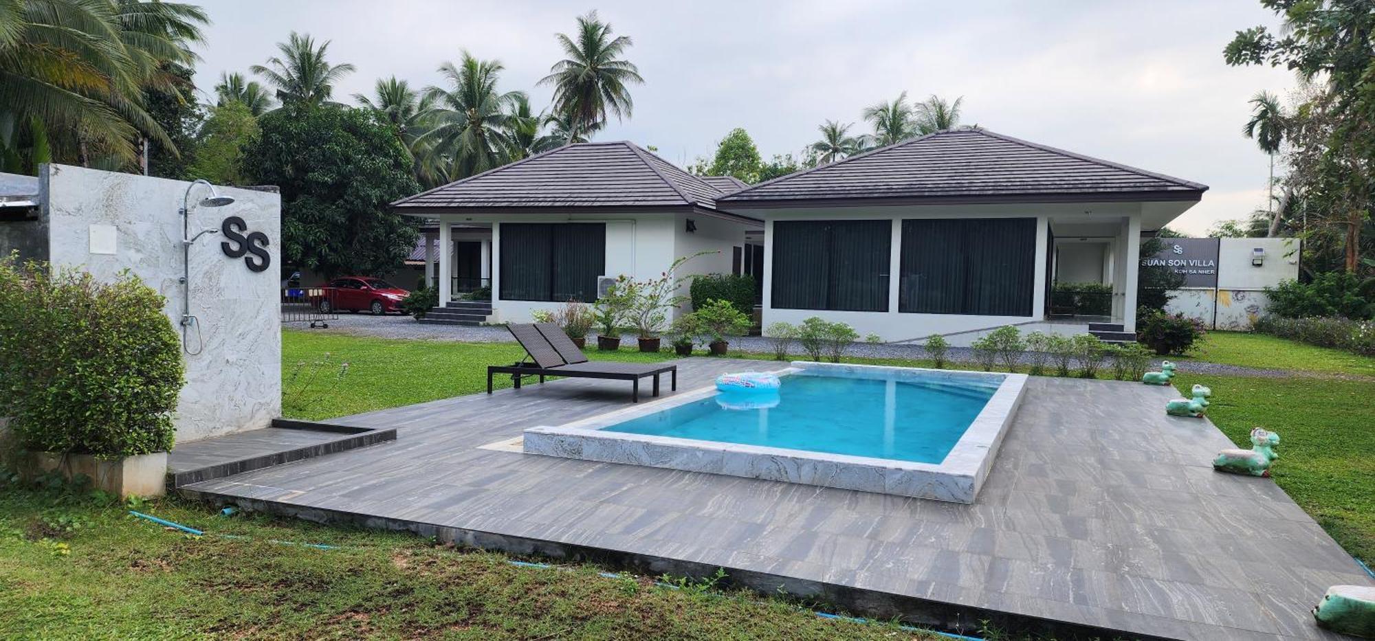 Suan Son Villa Koh Sa Nher สวนสนธิ์วิลล่า เกาะเสนอ Sha Szuratthani Kültér fotó